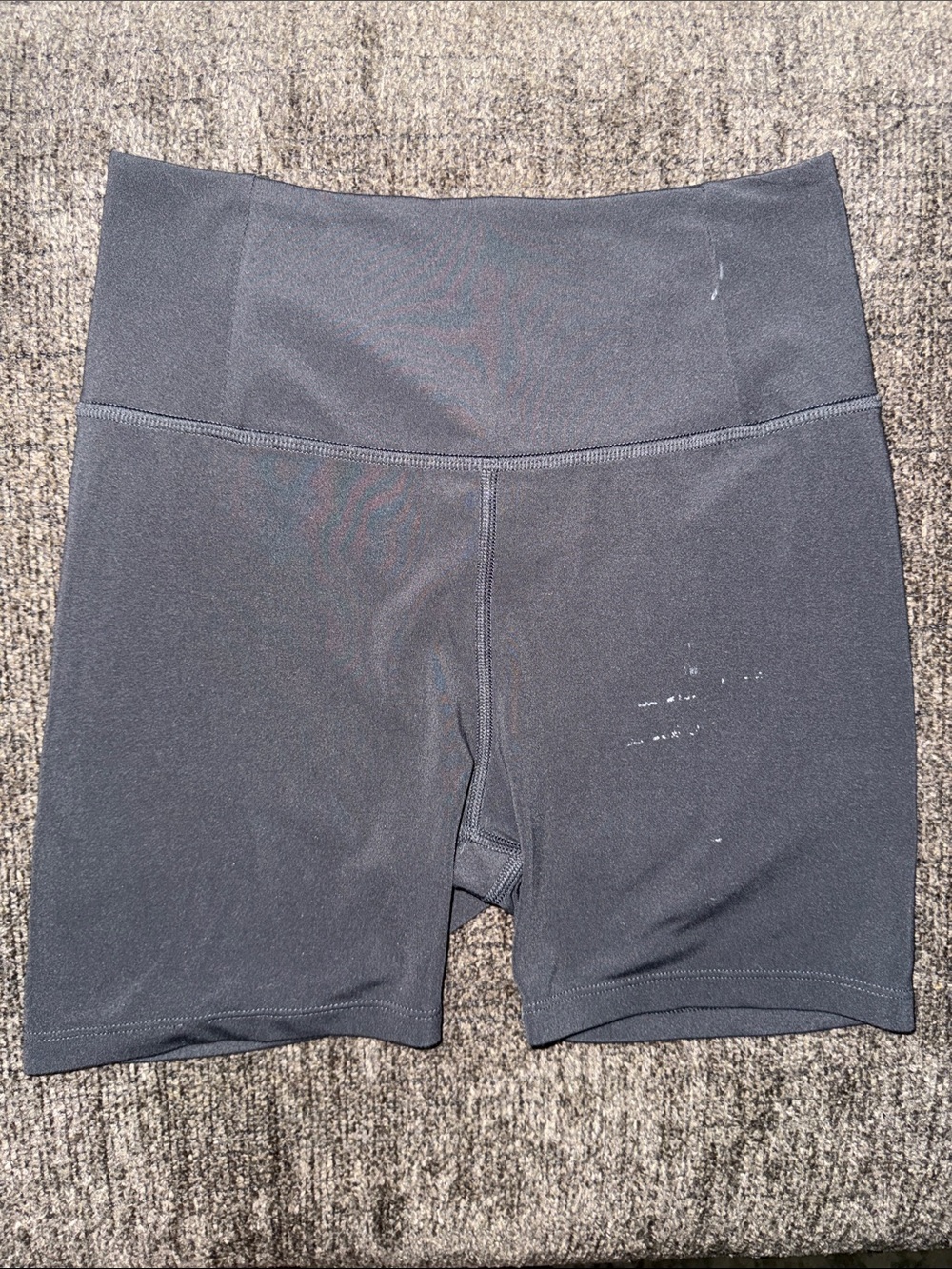 High-Waist Women's Biker Shorts - Charcoal 4 inch inseam